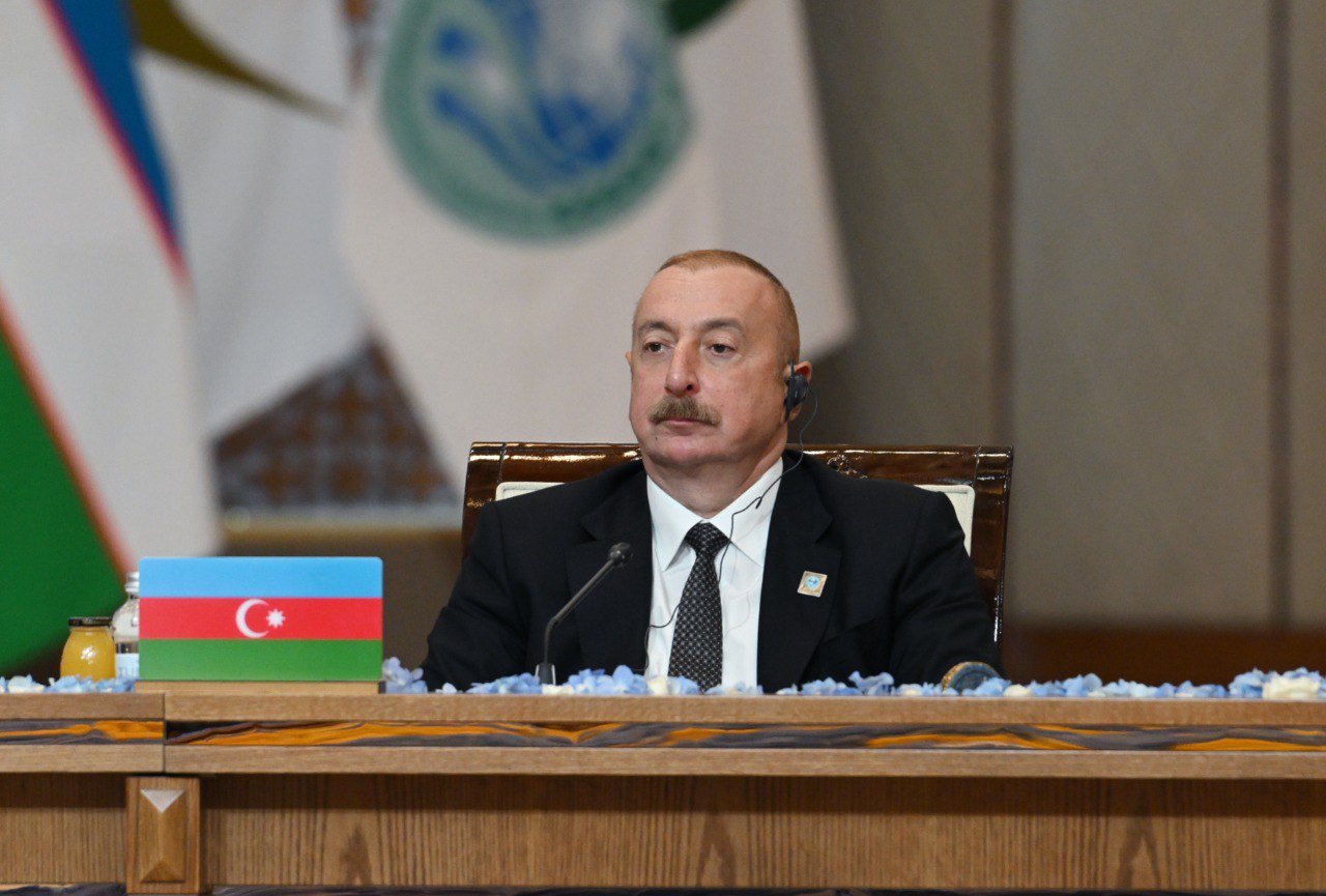 Prezident “ŞƏT plyus” formatında görüşdə çıxış edib - FOTO/VİDEO