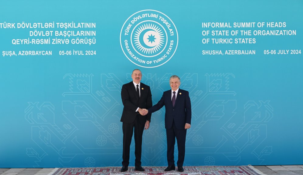 İlham Əliyev Şuşada TDT-nin dövlət başçılarının Zirvə görüşündə İŞTİRAK EDİR - FOTO/VİDEO - foto 5