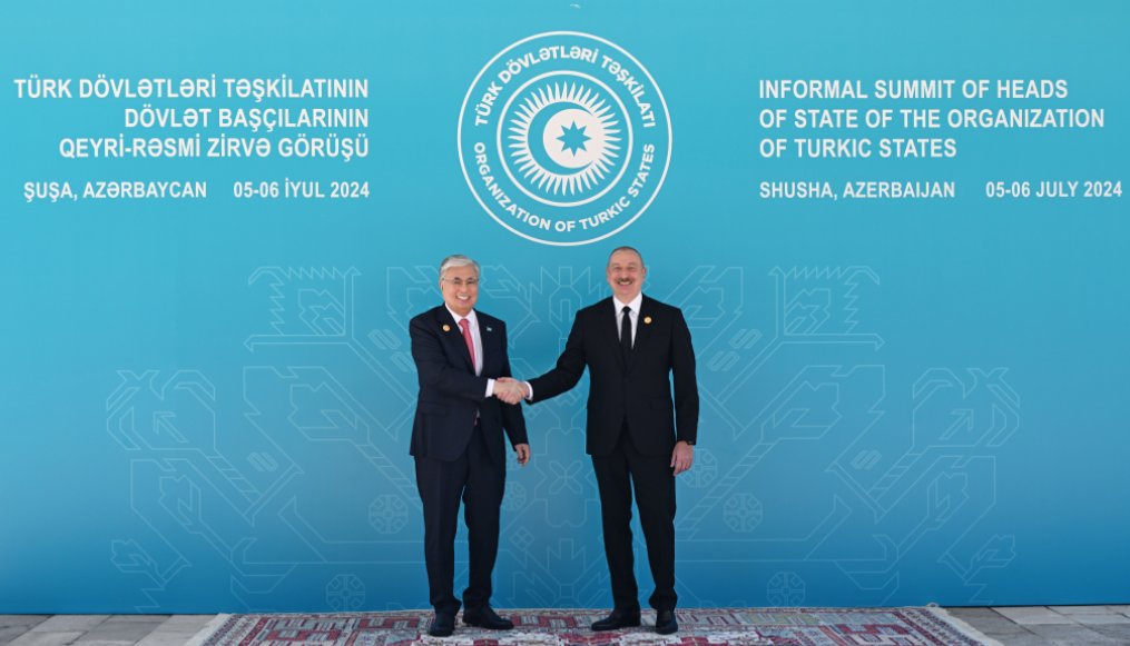 İlham Əliyev Şuşada TDT-nin dövlət başçılarının Zirvə görüşündə İŞTİRAK EDİR - FOTO/VİDEO - foto 4