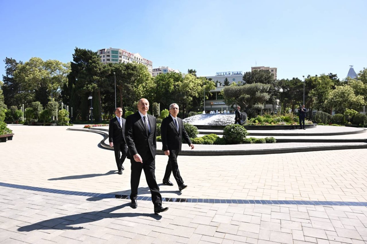 Prezident Bakıda Nərimanov parkının açılışında – YENİLƏNİB/FOTO  - foto 2