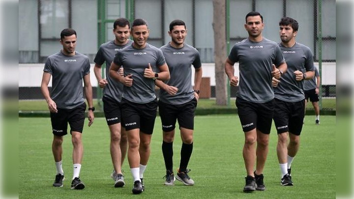 Elit kateqoriyalı hakimlər üçün fiziki hazırlıq məşqləri təşkil olunub Elit kateqoriyalı hakimlər üçün fiziki hazırlıq məşqləri təşkil olunub