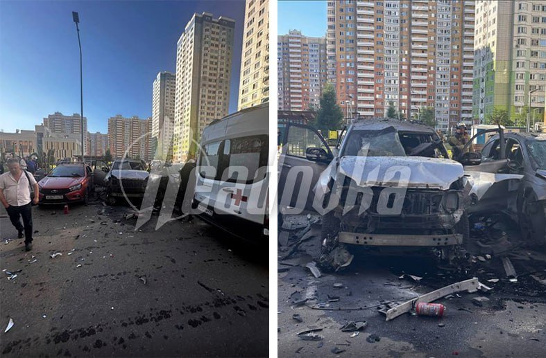 Moskvada “Toyota Land Cruiser” partladıldı: Xəsarət alanlar var – FOTO/VİDEO