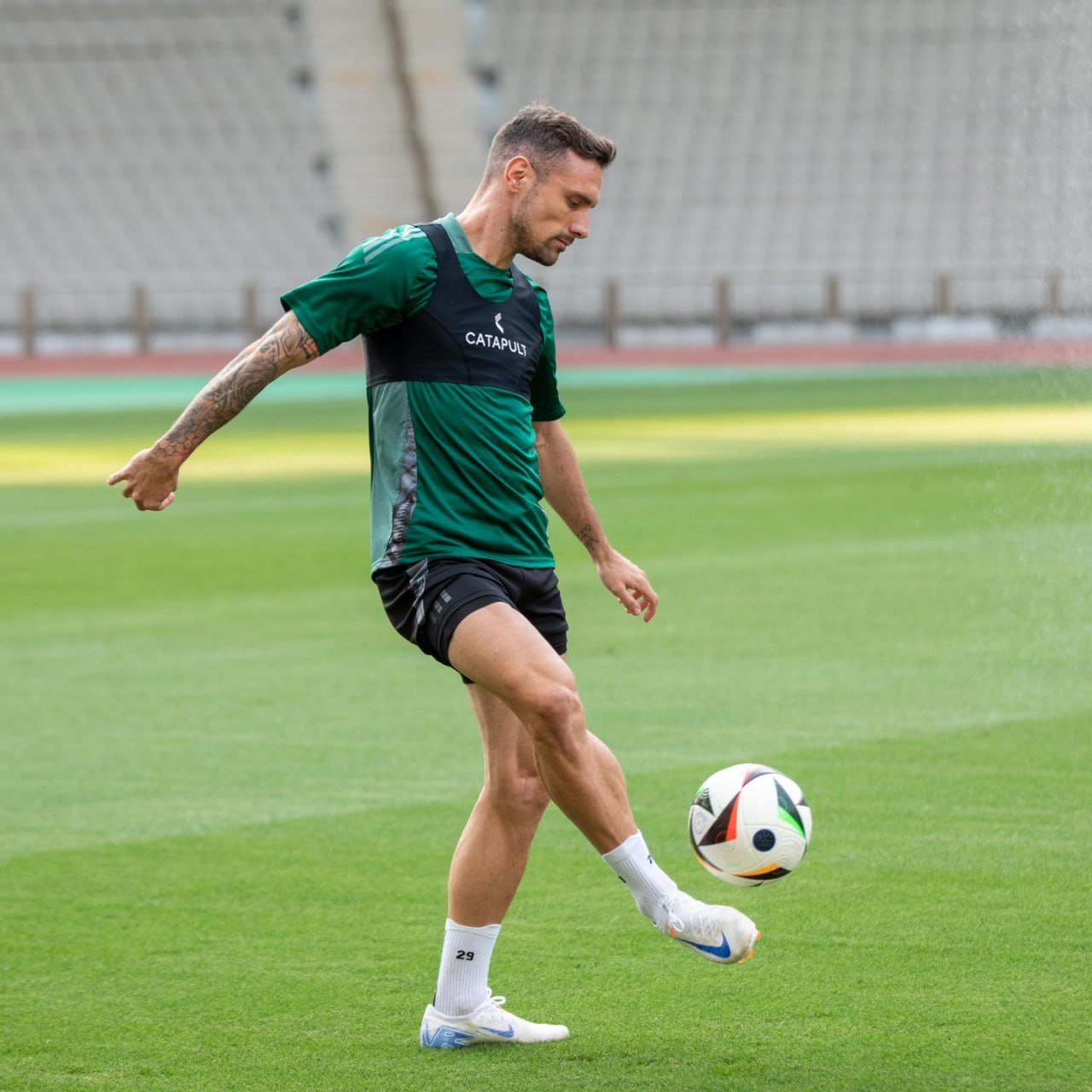 “Qarabağ” “Linkoln”la oyun öncəsi son məşqinə ÇIXDI - FOTO - foto 3