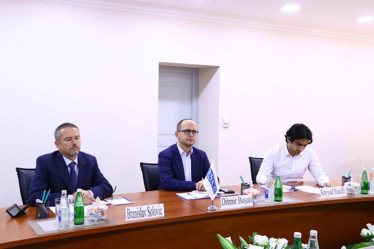Baş prokurorluqda ATƏT DTİHB-nin Seçki Müşahidə Missiyasının rəhbəri ilə fikir mübadiləsi aparıldı - FOTO - foto 1