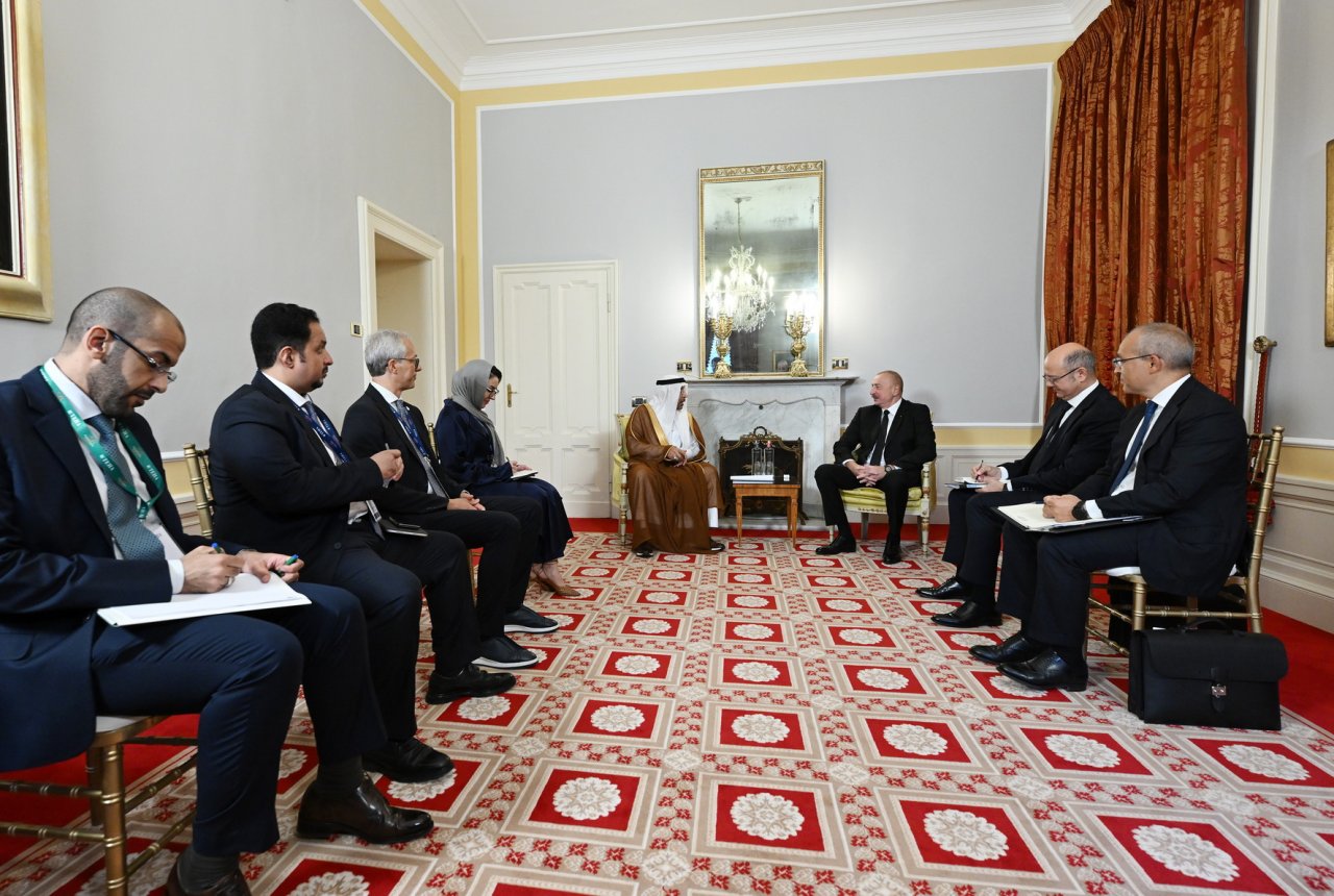 Prezident Səudiyyə Ərəbistanı Krallığının investisiya naziri ilə görüşdü – FOTO - foto 1