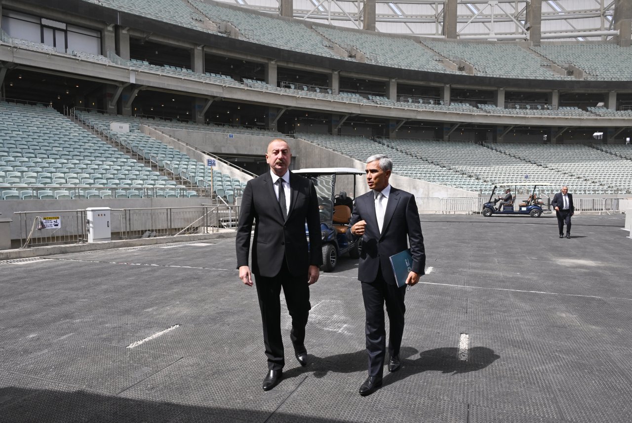 İlham Əliyev Bakı Olimpiya Stadionunda - FOTO/VİDEO - foto 3