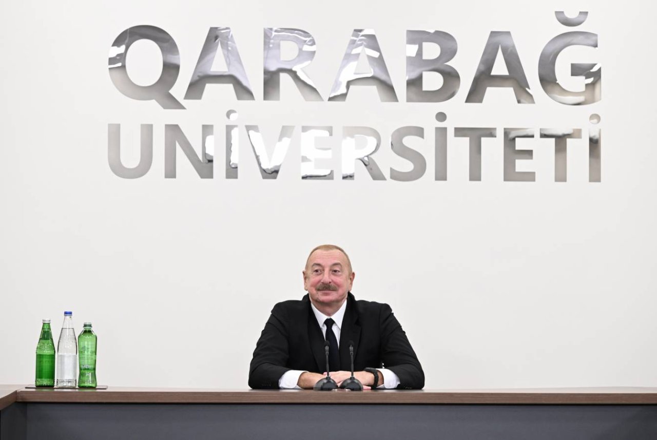 İlham Əliyev Qarabağ Universitetinin AÇILIŞINI ETDİ - FOTO/VİDEO - foto 23