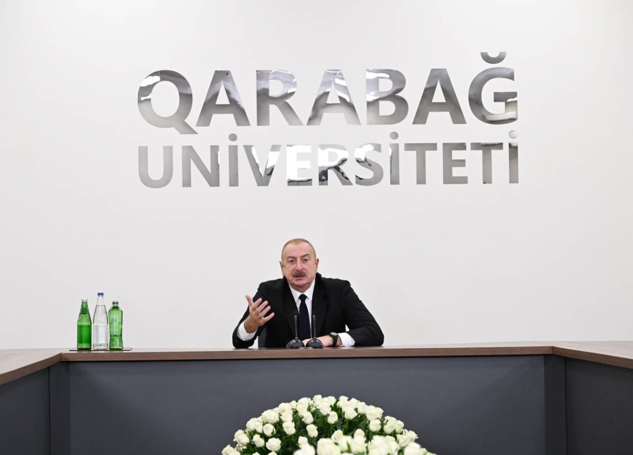İlham Əliyev Qarabağ Universitetinin AÇILIŞINI ETDİ - FOTO/VİDEO - foto 19