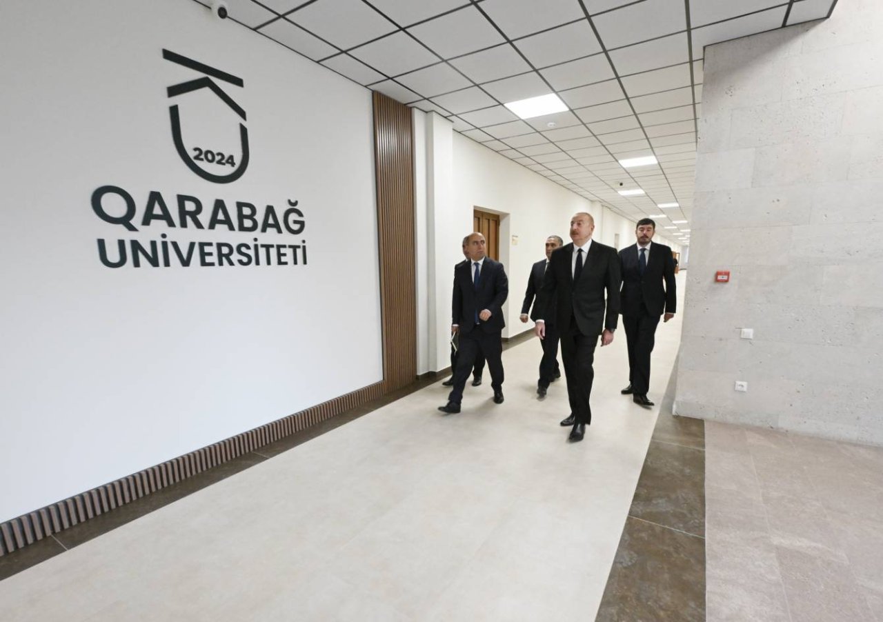 İlham Əliyev Qarabağ Universitetinin AÇILIŞINI ETDİ - FOTO/VİDEO - foto 10