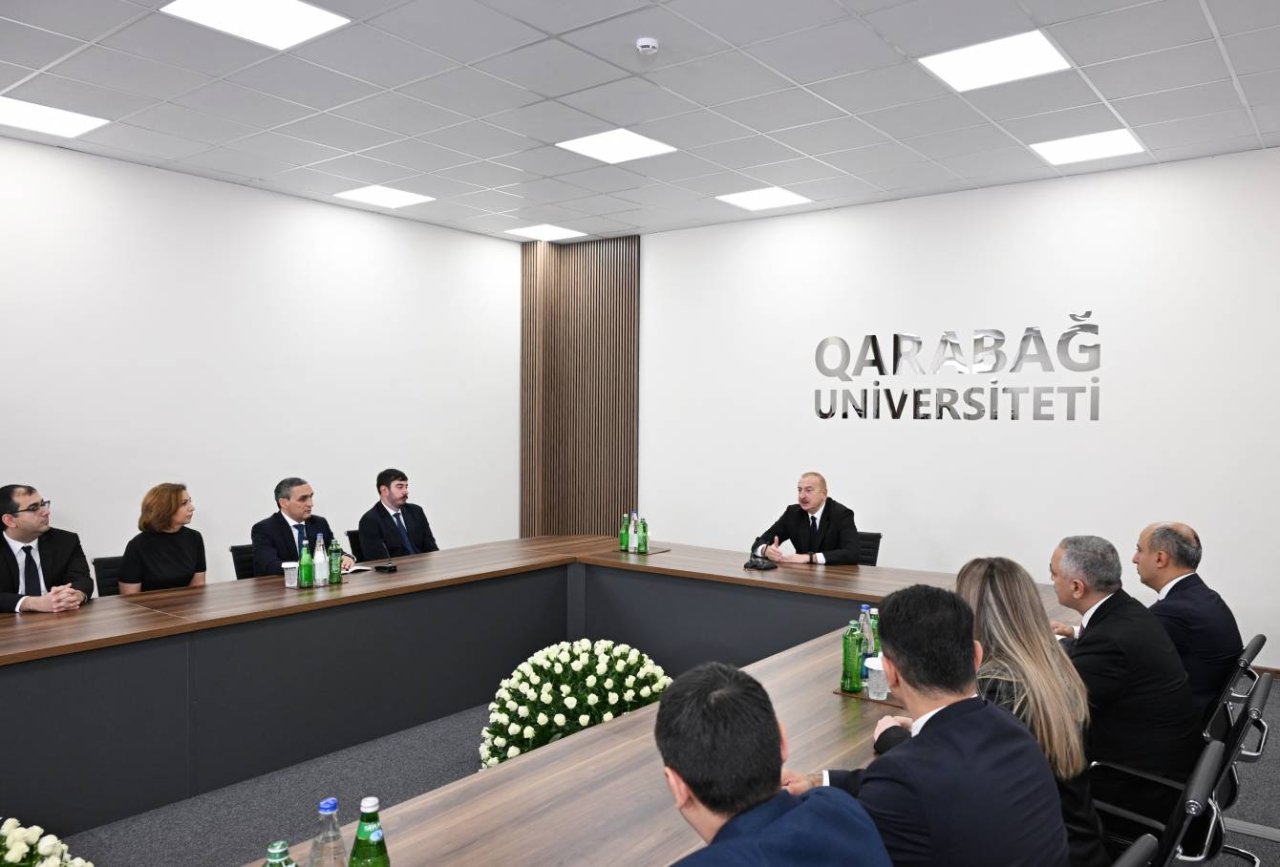 İlham Əliyev Qarabağ Universitetinin AÇILIŞINI ETDİ - FOTO/VİDEO - foto 13