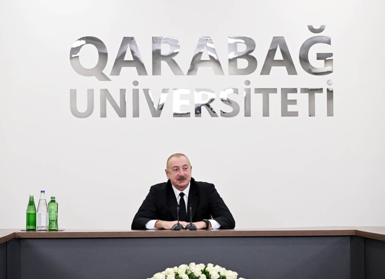 İlham Əliyev Qarabağ Universitetinin AÇILIŞINI ETDİ - FOTO/VİDEO - foto 20