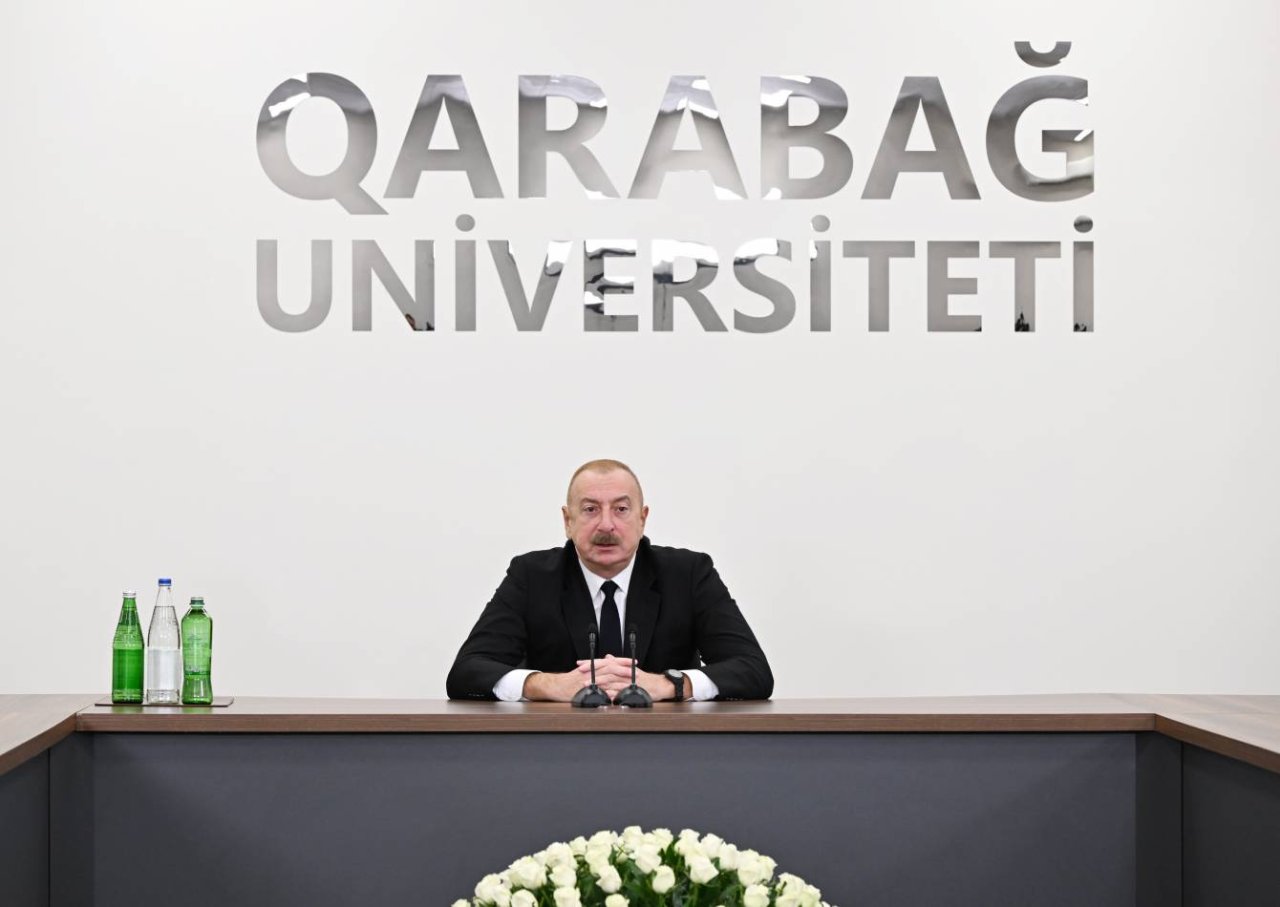 İlham Əliyev Qarabağ Universitetinin AÇILIŞINI ETDİ - FOTO/VİDEO - foto 18