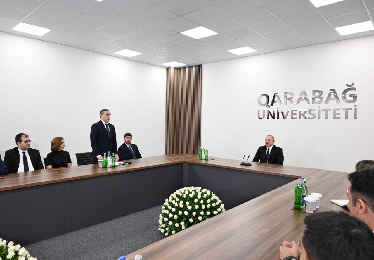 İlham Əliyev Qarabağ Universitetinin AÇILIŞINI ETDİ - FOTO/VİDEO - foto 22