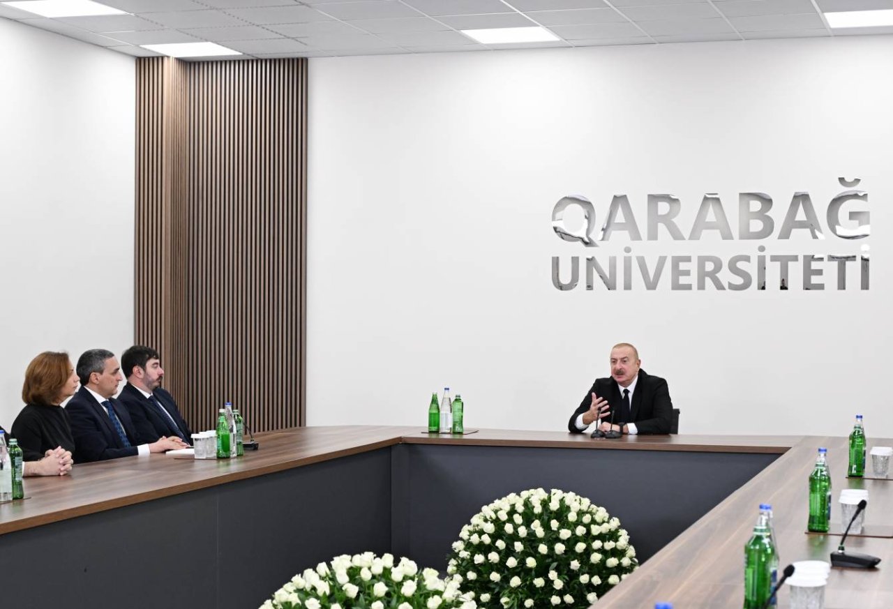 İlham Əliyev Qarabağ Universitetinin AÇILIŞINI ETDİ - FOTO/VİDEO - foto 15
