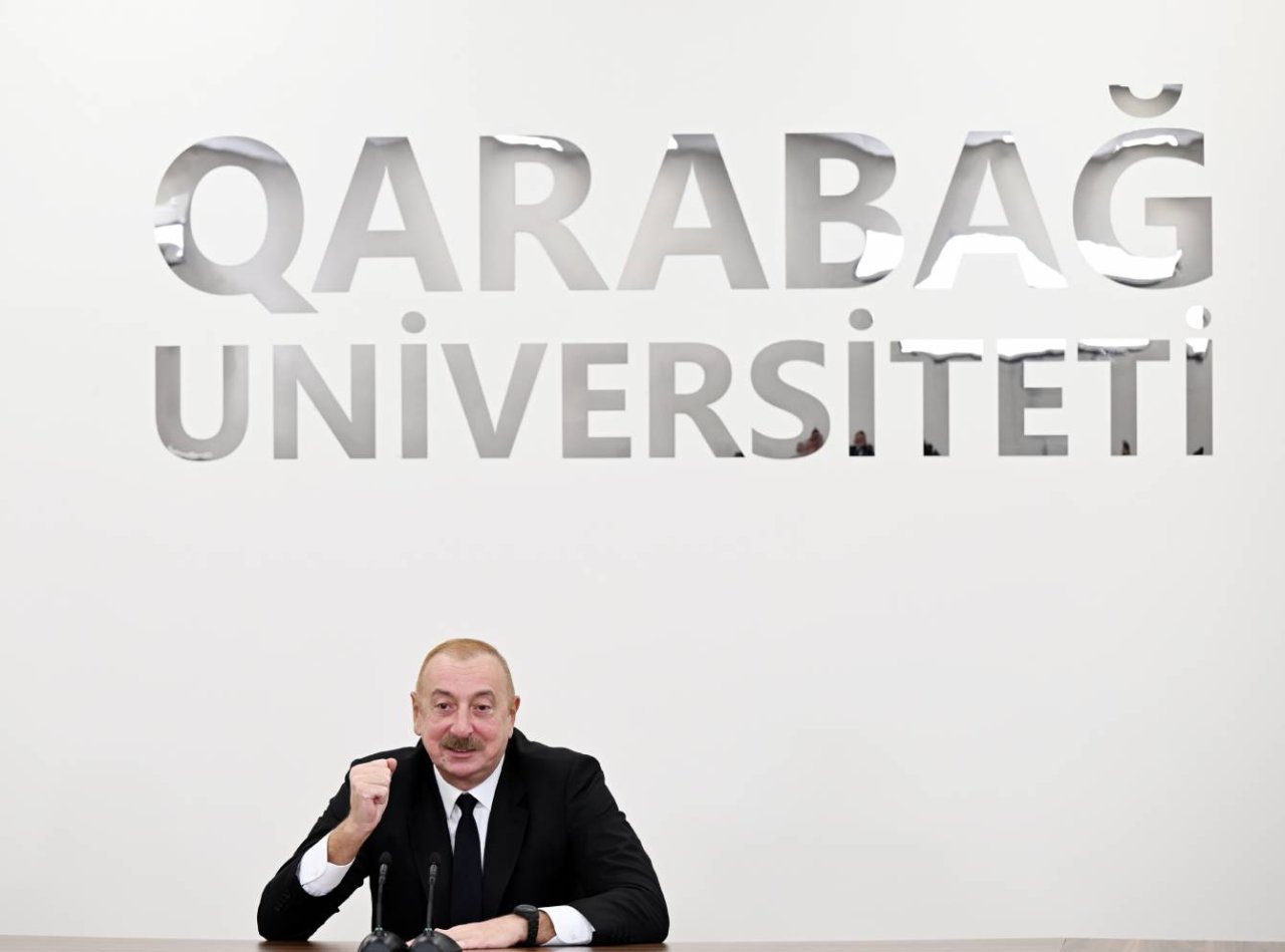 İlham Əliyev Qarabağ Universitetinin AÇILIŞINI ETDİ - FOTO/VİDEO - foto 27