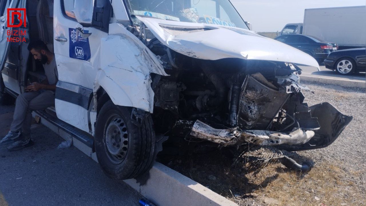 Kürdəmirdə mikroavtobus QƏZASI – Yaralananlar var – FOTO/VİDEO - foto 4
