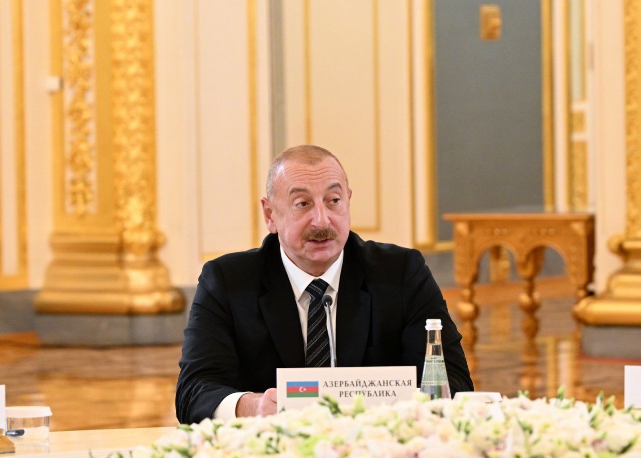 İlham Əliyev Moskvada MDB Dövlət Başçıları Şurasının iclasında - FOTO/VİDEO - foto 12