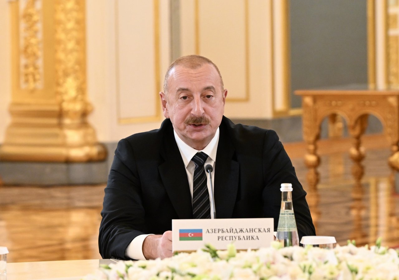 İlham Əliyev Moskvada MDB Dövlət Başçıları Şurasının iclasında - FOTO/VİDEO - foto 11