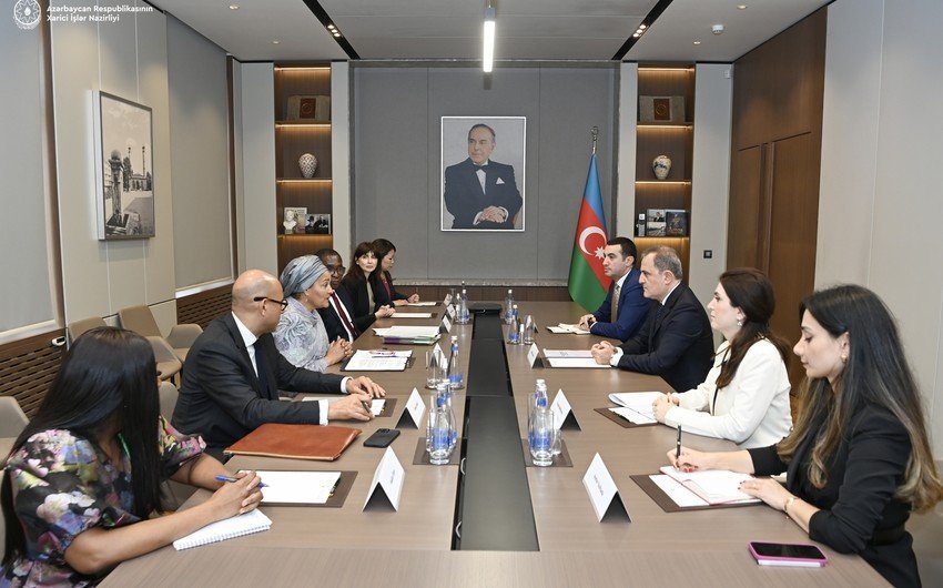 Ceyhun Bayramov BMT Baş katibinin müavini ilə COP29-a hazırlıq proseslərini MÜZAKİRƏ ETDİ - FOTO Ceyhun Bayramov BMT Baş katibinin müavini ilə COP29-a hazırlıq proseslərini MÜZAKİRƏ ETDİ - FOTO
