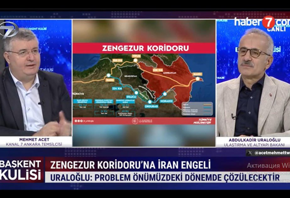 Türkiyəli nazir: “Zəngəzur dəhlizi açılarsa, Azərbaycanla Türkiyə arasında malların çatdırılma müddəti azalacaq” - FOTO - foto 1