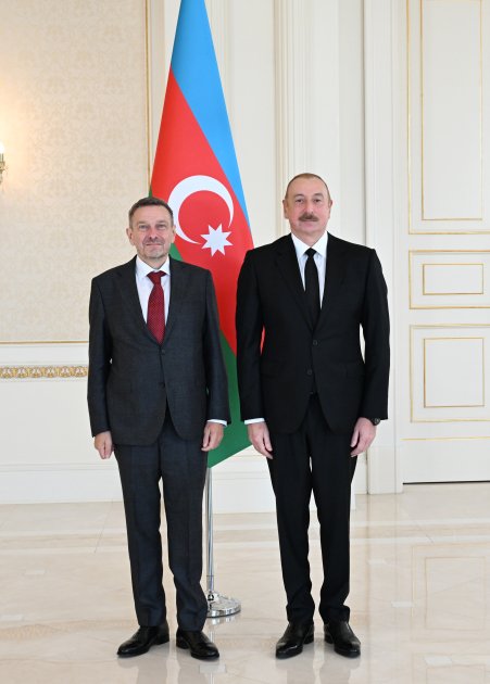 Prezident Danimarkanın yeni səfirini qəbul edib - FOTO - foto 4