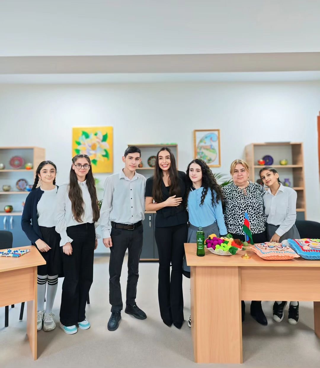 Leyla Əliyeva internat məktəbində - FOTO/VİDEO - foto 4
