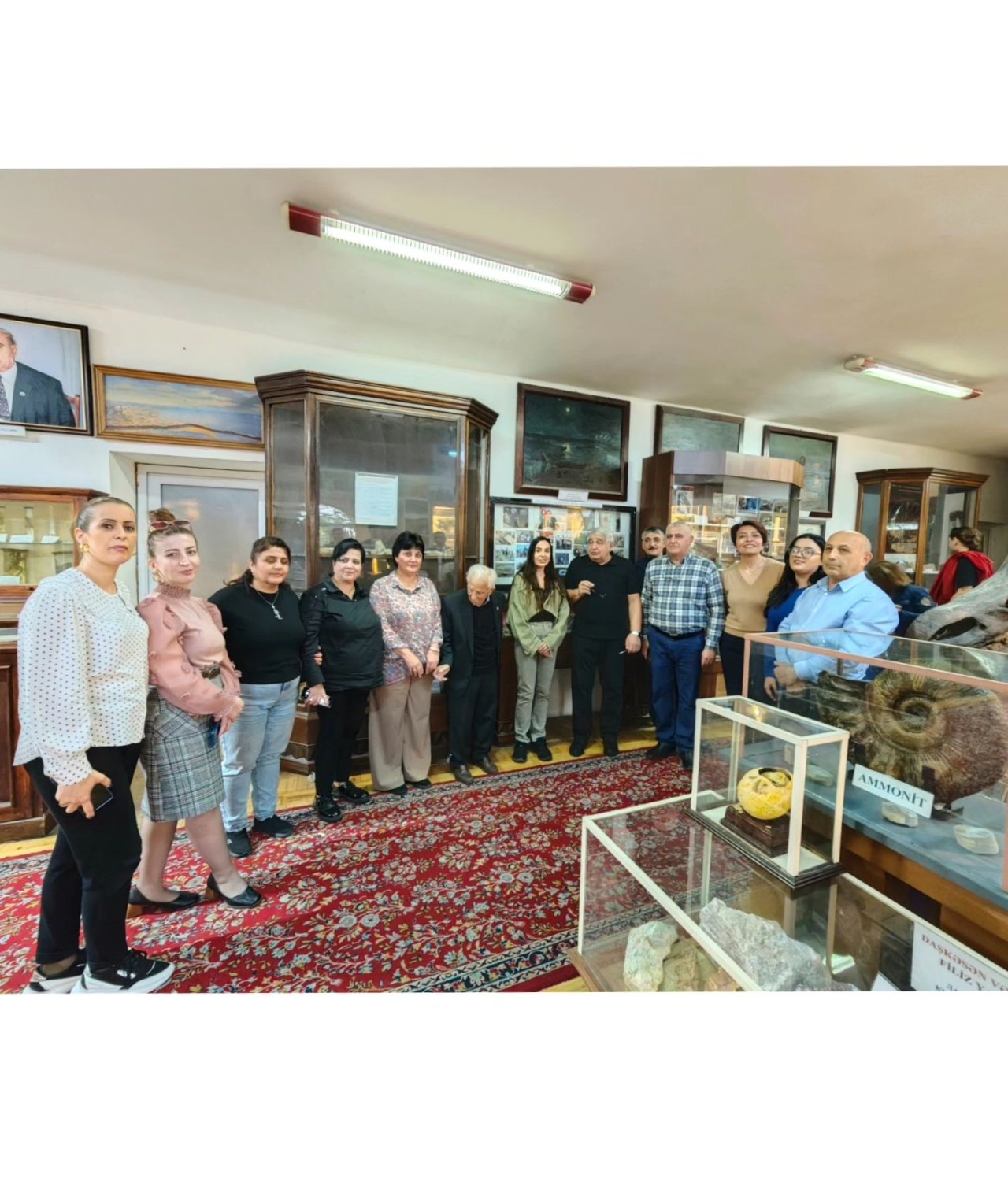 Leyla Əliyeva Təbiət Tarix Muzeyini ZİYARƏT ETDİ - FOTO - foto 14