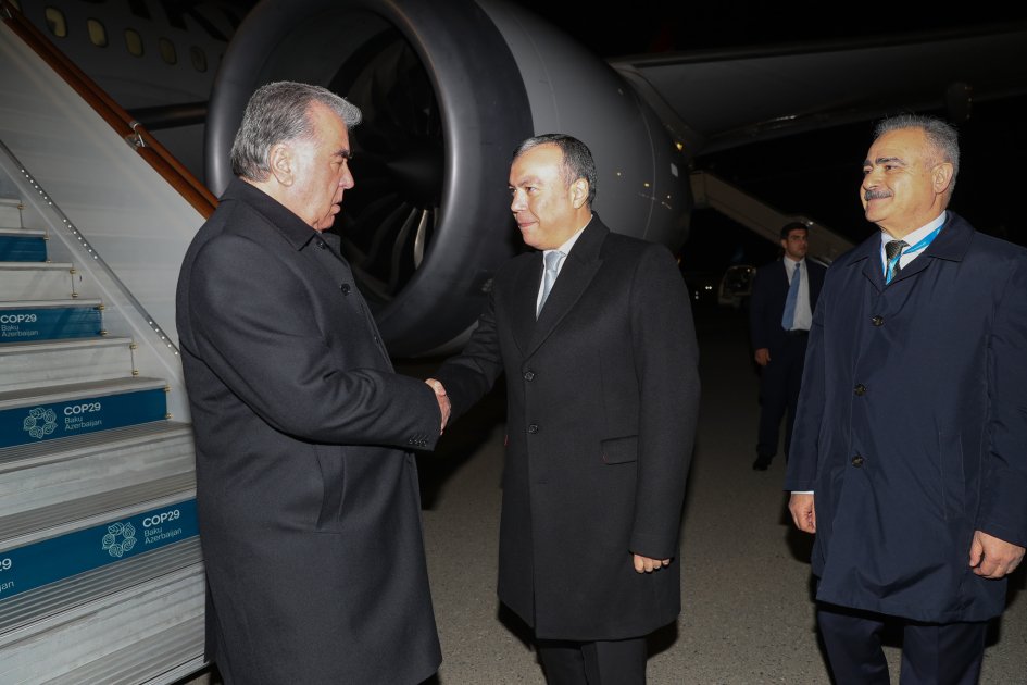 Tacikistan Prezidenti də Azərbaycana GƏLDİ – FOTO - foto 1