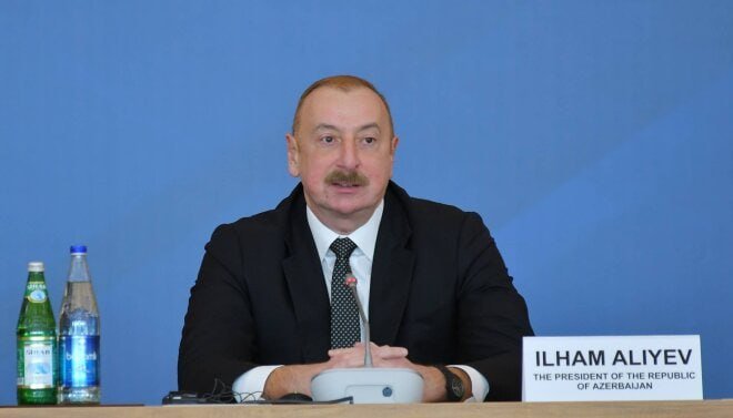 Prezident: “BMT Təhlükəsizlik Şurasının 30 il kağız üzərində qalan qətnamələrinin tələblərini öz gücümüzlə icra etdik” Prezident: “BMT Təhlükəsizlik Şurasının 30 il kağız üzərində qalan qətnamələrinin tələblərini öz gücümüzlə icra etdik”
