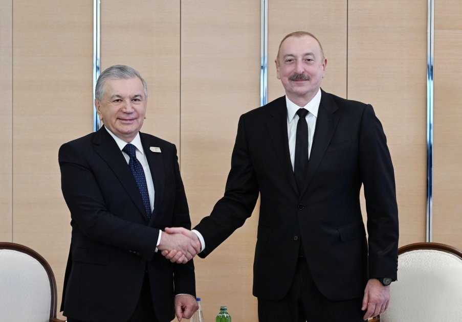 Prezident Şavkat Mirziyoyev ilə GÖRÜŞDÜ - FOTO/VİDEO