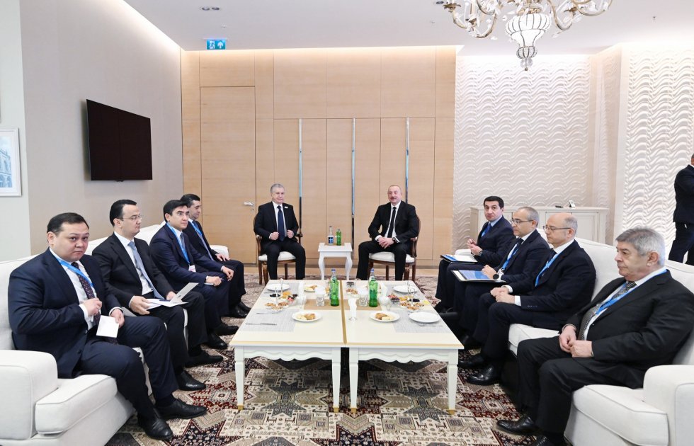 Prezident Şavkat Mirziyoyev ilə GÖRÜŞDÜ - FOTO/VİDEO - foto 2