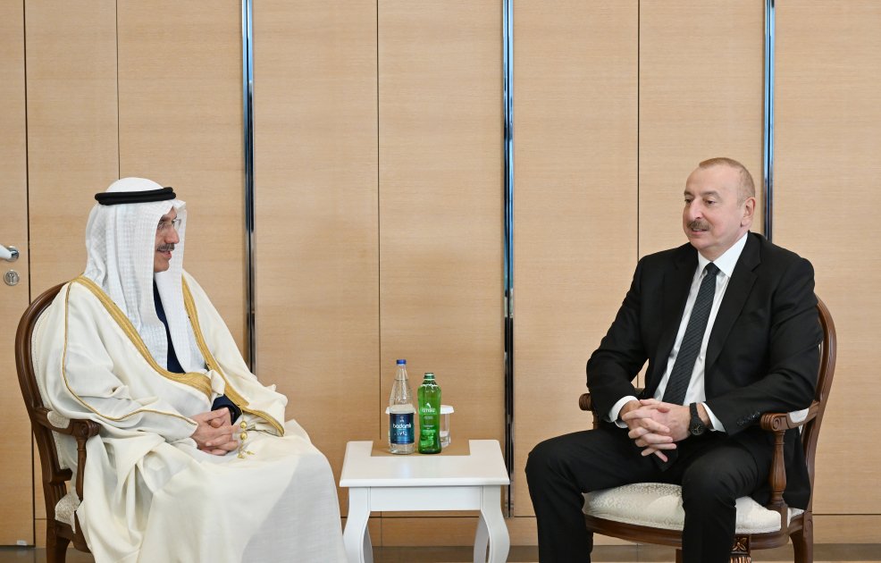 İlham Əliyev İslam İnkişaf Bankının prezidenti ilə görüşdü &ndash; FOTO