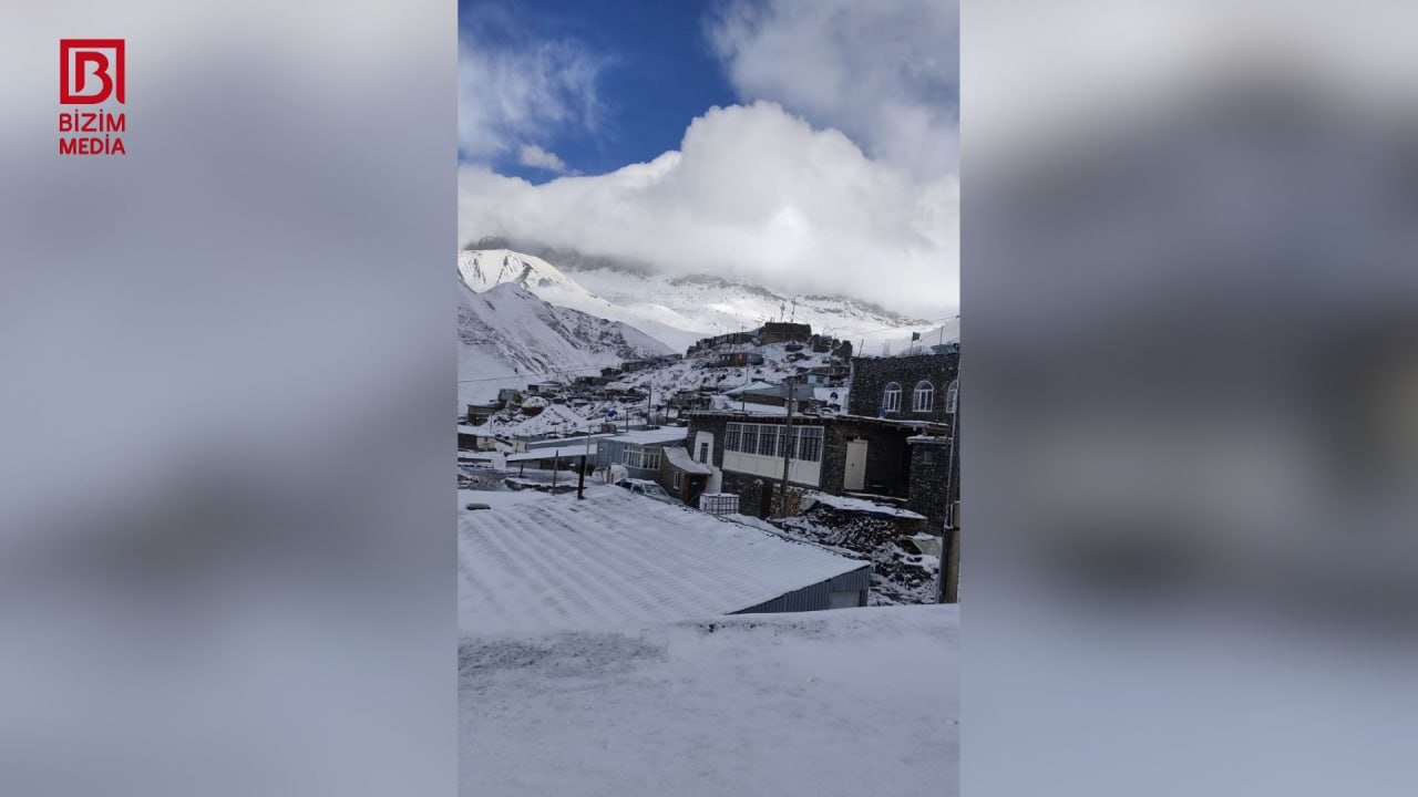 Şimal bölgəsinə yenidən qar yağıb -FOTO/VİDEO - foto 3