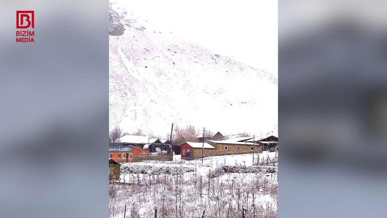 Şimal bölgəsinə yenidən qar yağıb -FOTO/VİDEO - foto 1