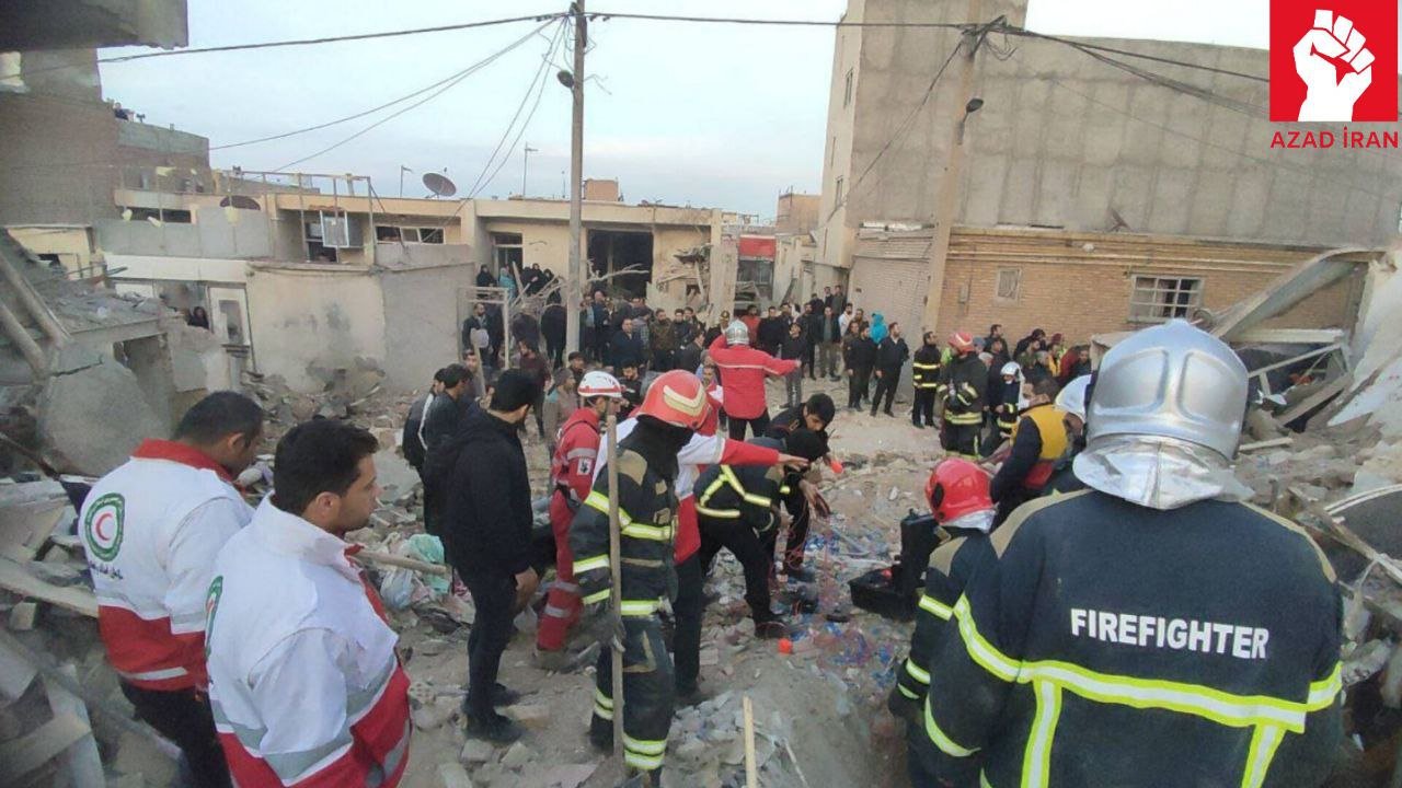 Təbrizdə qaz partlayışı olub, 4 ölü, 8 yaralı var - FOTO/VİDEO - foto 1