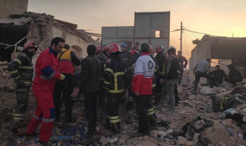 Təbrizdə qaz partlayışı olub, 4 ölü, 8 yaralı var - FOTO/VİDEO