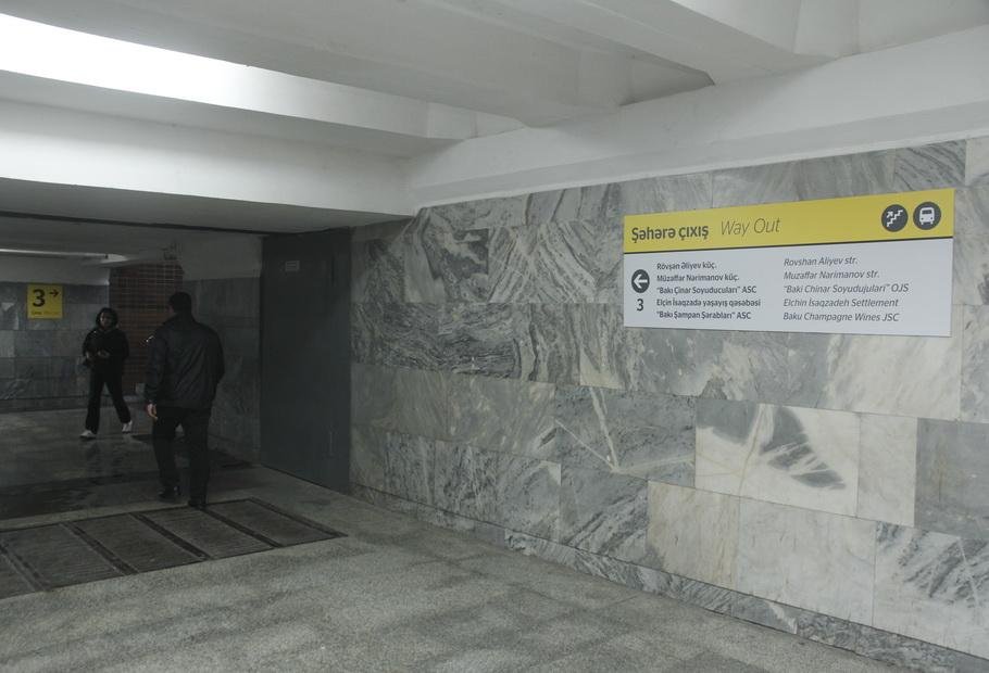 Metro stansiyalarının çıxışları nömrələnir – FOTO - foto 9