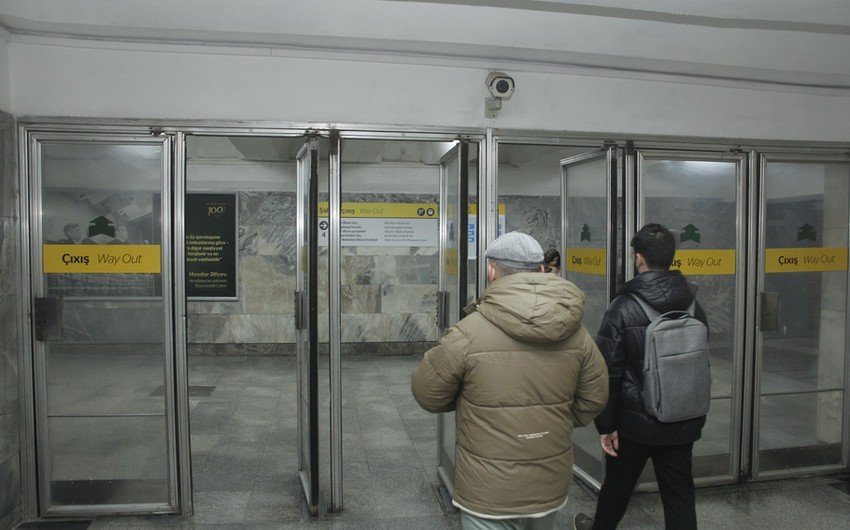 Metro stansiyalarının çıxışları nömrələnir &ndash; FOTO 