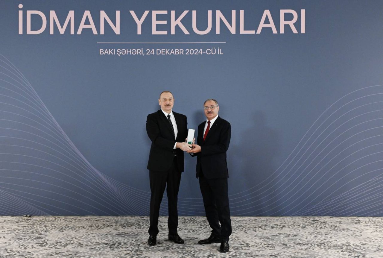 İlham Əliyev idmançıları mükafatlandırdı - FOTO - foto 13