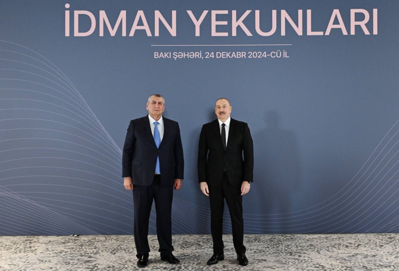 İlham Əliyev idmançıları mükafatlandırdı - FOTO - foto 31
