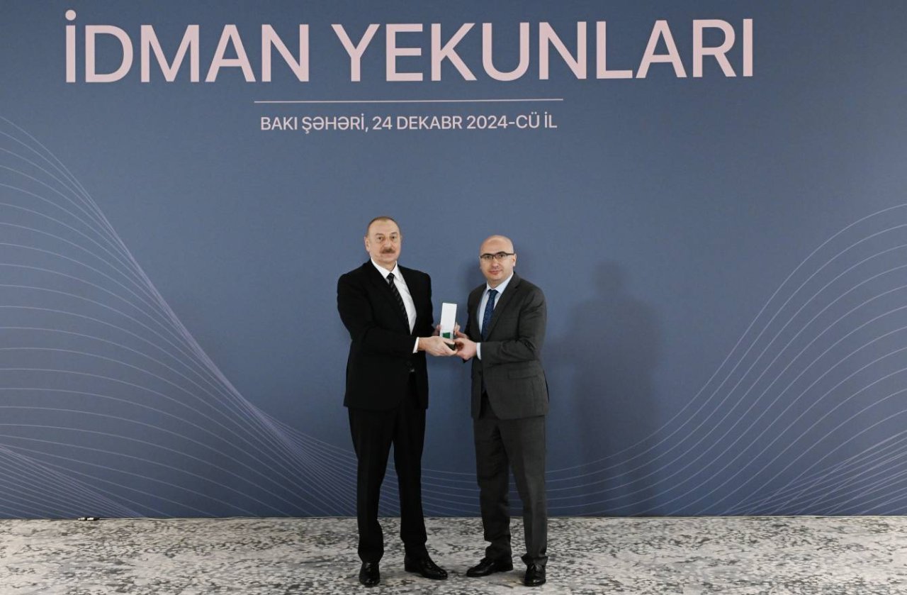 İlham Əliyev idmançıları mükafatlandırdı - FOTO - foto 14