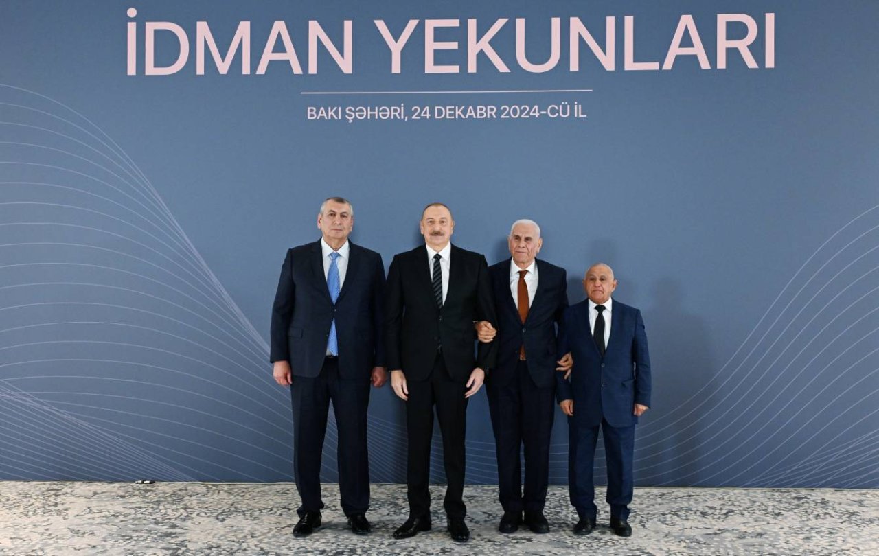 İlham Əliyev idmançıları mükafatlandırdı - FOTO - foto 33