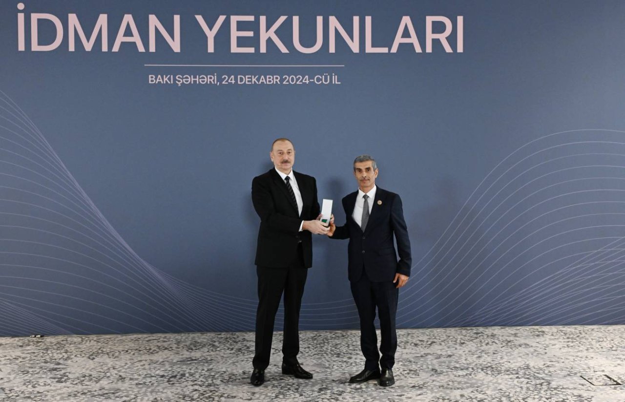 İlham Əliyev idmançıları mükafatlandırdı - FOTO - foto 9