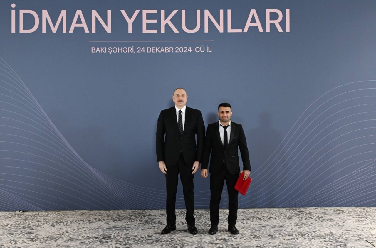 İlham Əliyev idmançıları mükafatlandırdı - FOTO - foto 24