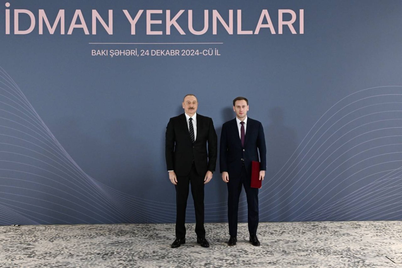 İlham Əliyev idmançıları mükafatlandırdı - FOTO - foto 23