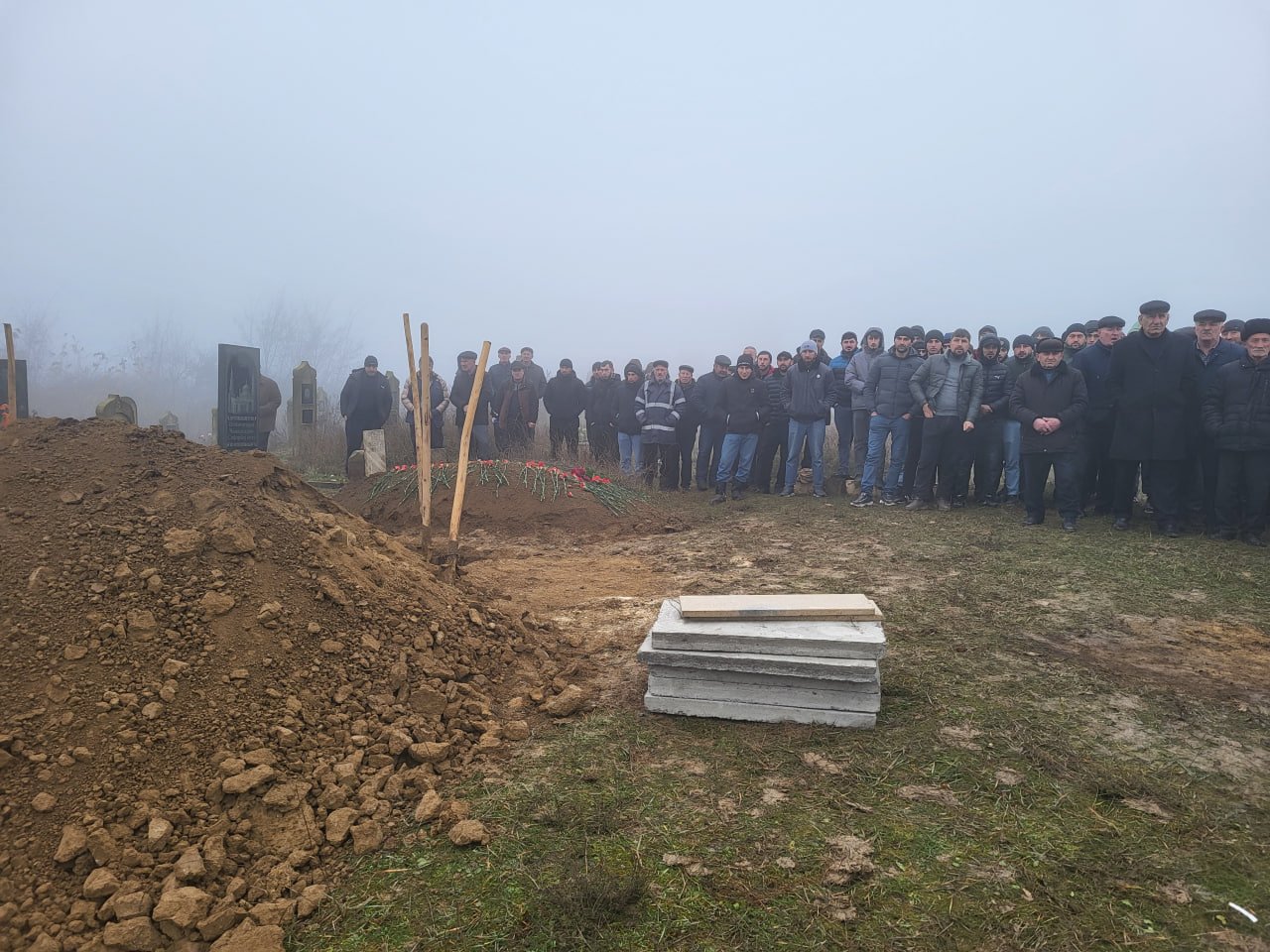 Qəzada həlak olan 22 yaşlı Qusar sakini dəfn edildi - FOTO - foto 7
