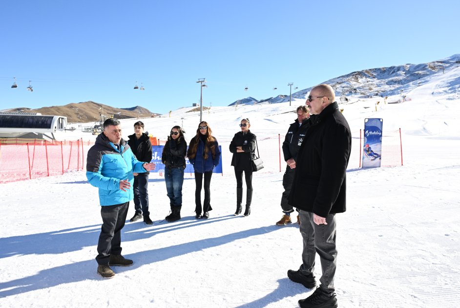 Prezident və ailəsi Şahdağ Turizm Kompleksində - FOTO/VİDEO - foto 21