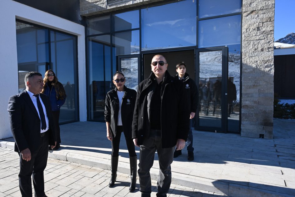 Prezident və ailəsi Şahdağ Turizm Kompleksində - FOTO/VİDEO - foto 4