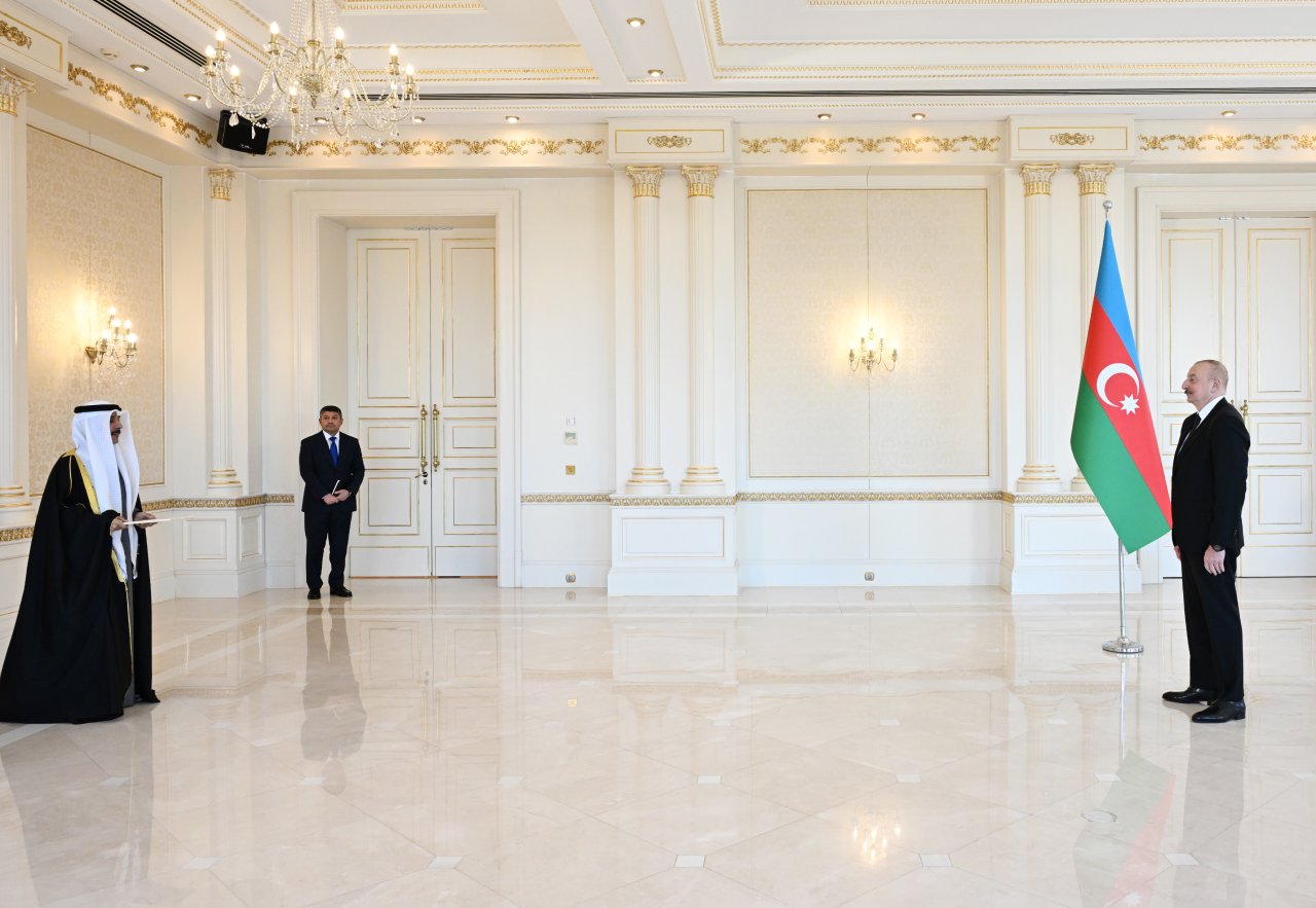 İlham Əliyev Küveyt səfirinin etimadnaməsini qəbul etdi - YENİLƏNİB/FOTO - foto 1