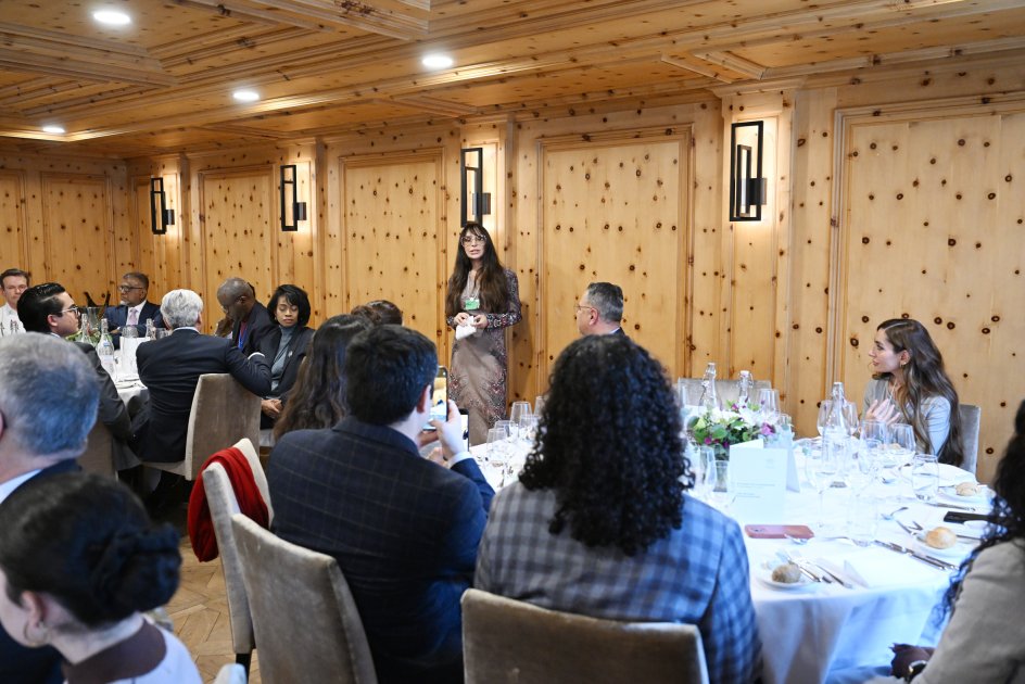 Leyla Əliyeva Davos Dünya İqtisadi Forumu çərçivəsində keçirilən tədbirdə İŞTİRAK ETDİ - FOTO - foto 3